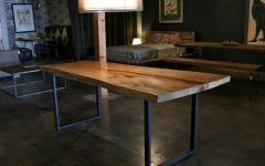 2024 Best of Iron Wood Dining Tables with Metal Legs