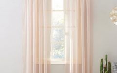 2024 Best of Emily Sheer Voile Single Curtain Panels
