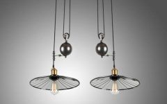 The 15 Best Collection of Pulley Adjustable Pendant Lights
