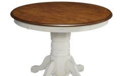 Round Dual Drop Leaf Pedestal Tables
