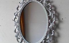 20 Ideas of Silver Oval Mirrors