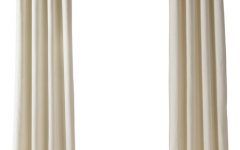 50 Inspirations Bark Weave Solid Cotton Curtains