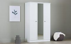 Top 15 of White 3 Door Wardrobes with Mirror