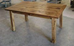 20 The Best Rustic Pine Small Dining Tables