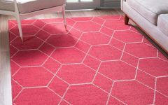15 Best Collection of Pink Lattice Frieze Rugs