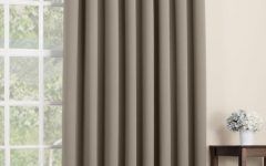 Nantahala Rod Pocket Room Darkening Patio Door Single Curtain Panels