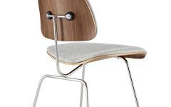 Plywood & Metal Brown Dining Chairs