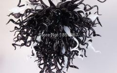 12 Ideas of Black Glass Chandelier