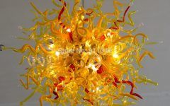 Coloured Glass Chandelier