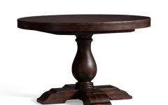 The Best Hewn Oak Lorraine Pedestal Extending Dining Tables