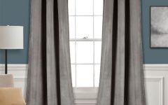 Velvet Solid Room Darkening Window Curtain Panel Sets