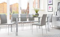 2024 Latest Contemporary 6-seating Rectangular Dining Tables