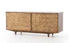 2024 Latest Light Brown Reclaimed Elm & Pine 84 Inch Sideboards