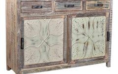 Reclaimed Sideboards with Metal Panel