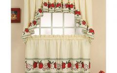 Spring Daisy Tiered Curtain 3-piece Sets