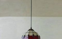 2024 Popular Stained Glass Mini Pendant Lights