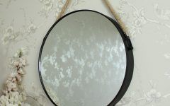 Woven Metal Round Wall Mirrors