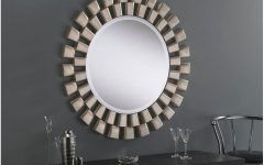 15 Inspirations Silver Rounded Cut Edge Wall Mirrors