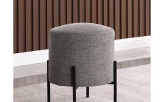 15 Best Collection of Matte Grey Ottomans