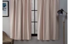 Sateen Woven Blackout Curtain Panel Pairs with Pinch Pleat Top