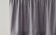 2024 Latest Dove Gray Curtain Tier Pairs