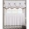 Classic Black and White Curtain Tiers