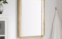 15 Photos Gold Bamboo Vanity Wall Mirrors