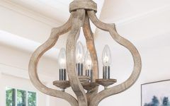 15 Collection of Rustic Gray Lantern Chandeliers