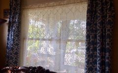 Luxurious Old World Style Lace Window Curtain Panels