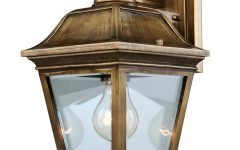 The 15 Best Collection of Antique Brass Outdoor Lighting
