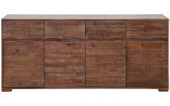 Acacia Wood 4-door Sideboards