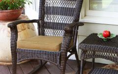 Top 15 of Wicker Rocking Chairs for Outdoors