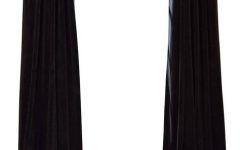 48 Best Warm Black Velvet Single Blackout Curtain Panels