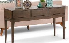 2024 Latest Brown Console Tables