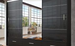 15 Best Collection of High Gloss Black Wardrobes