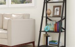 15 Inspirations 2-shelf Black Ladder Desks