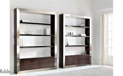 15 Ideas of Stainless Steel Bookcases