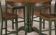 Andrelle Bar Height Pedestal Dining Tables