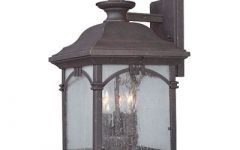 20 Ideas of Payeur Hammered Glass Outdoor Wall Lanterns