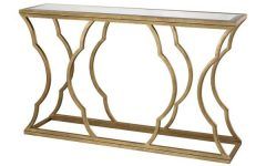  Best 20+ of Silver Leaf Rectangle Console Tables