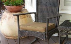Rattan Outdoor Rocking Chairs