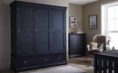 15 Ideas of Dark Wood Wardrobes with Drawers