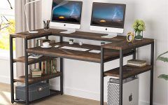 2024 Popular Executive Desks with Dual Storage