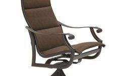Padded Sling High Back Swivel Chairs