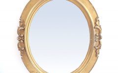 Wooden Oval Wall Mirrors