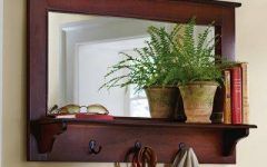 Top 15 of Wall Mirrors with Hooks and Shelf