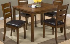 The Best Amir 5 Piece Solid Wood Dining Sets (set of 5)