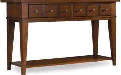 Heartwood Cherry Wood Console Tables