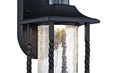 The 20 Best Collection of Vendramin Black Glass Outdoor Wall Lanterns