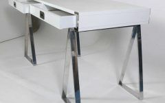 The Best White Lacquer and Brown Wood Desks